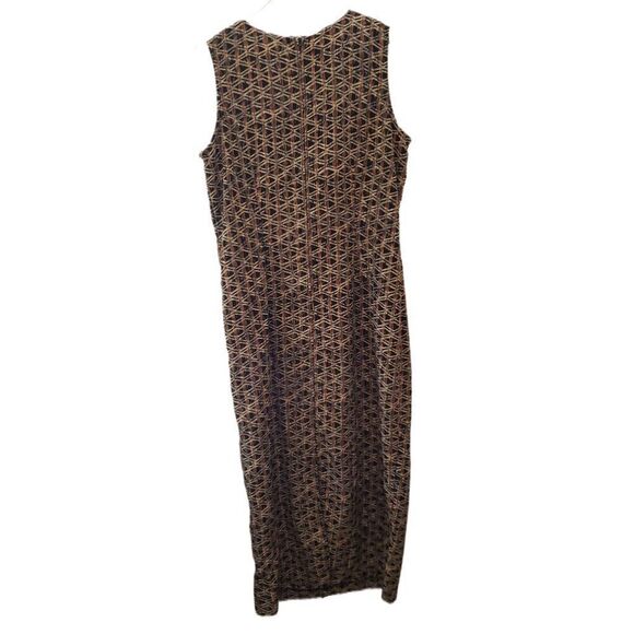 Miss Dorby 2 Piece Set Patterned Sleeveless Dress & Matching Shirt/Jacket - Picture 5 of 8